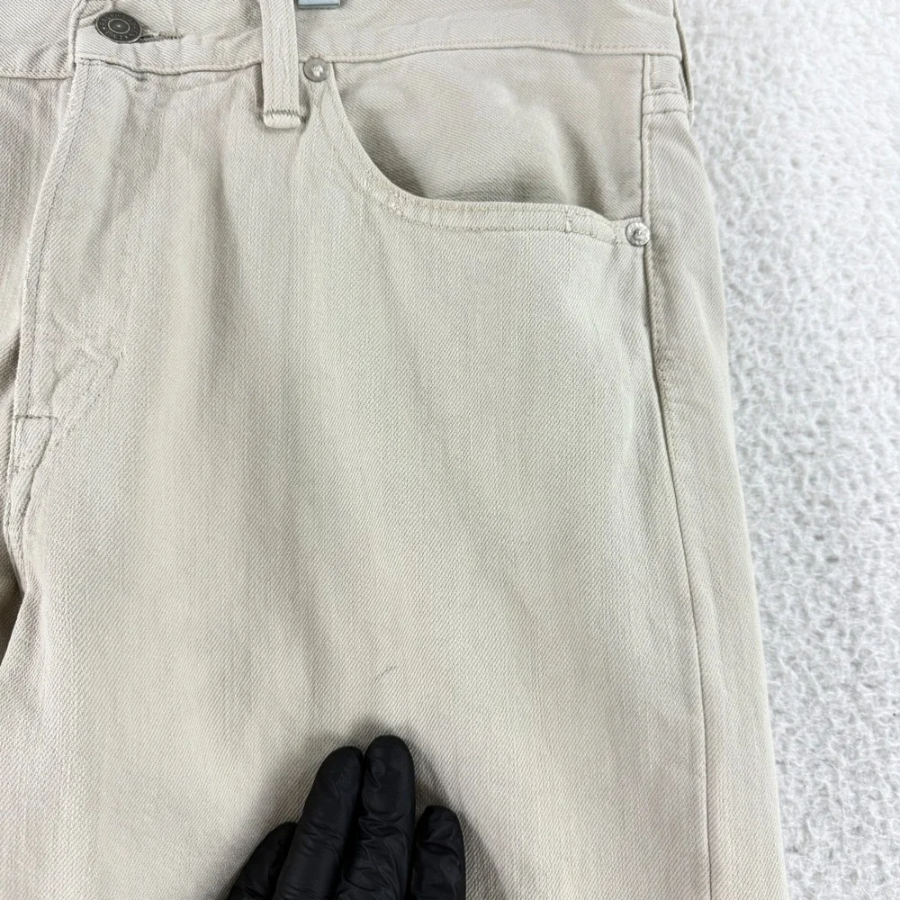 Polo Ralph Lauren Jeans Men Size 34x30‎ Beige Denim Slim Straight Casual Vintage